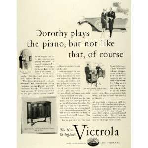   Console Orthophonic Victrola Piano   Original Print Ad