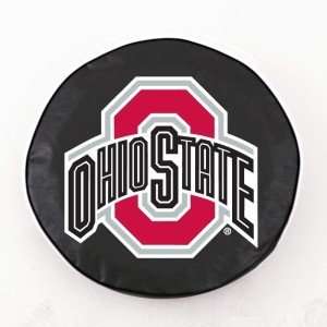  Ohio State Buckeyes Black Tire Cover, Large Sports 