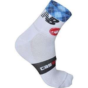  Castelli 2012 Garmin 13 Cycling Sock   V3799: Sports 