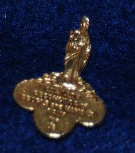 Our Lady Pray For Us Catholic Virgin Mary Saying Lapel Pin  
