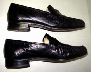 Mens Black Gucci Rossi Collection Vintage Shoe 6 39 5.5  