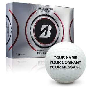  Bridgestone Tour B330 RXS Personalized Golf Balls: Sports 