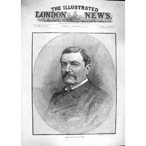  1892 ANTIQUE PORTRAIT MR. MONTAGU WILLIAMS BAKER STREET 