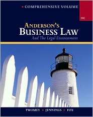 Andersons Business Law and the Legal Environment, (0324271123), David 