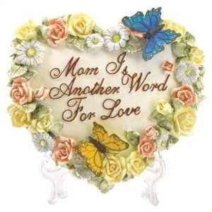  Heart Shaped Butterfly Plaque for Mom