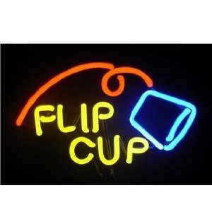  Neon flip cup sign light bar beer 