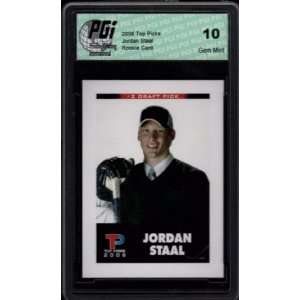 JORDAN STAAL 2006 Top Picks Rookie Class Card PGI 10