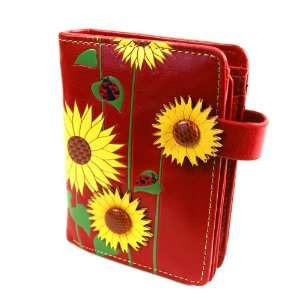  Sunflower   medium wallet   red: Home & Kitchen