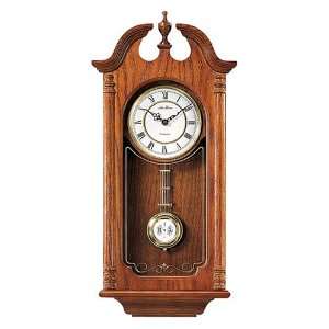  Seth Thomas Whitley Oak Wall Clock: Home & Kitchen
