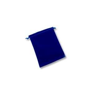  Velveteen Drawstring Pouch Small Royal Blue Jewelry