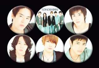 TVXQ DBSK JYJ Tohoshinki Korean Boy Band #3 Buttons Pins Badges  