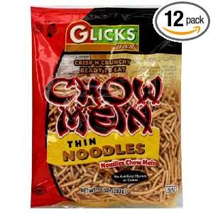 Glicks Chow Mein Noodle Thin, 12 Ounce Grocery & Gourmet Food
