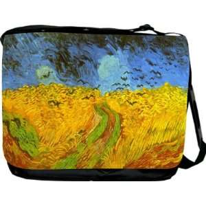  Rikki KnightTM Van Gogh Art Wheatfield Messenger Bag   Book 