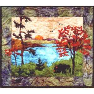  PT2059 Autumn Rest Applique Quilt Pattern by Pine Needles 