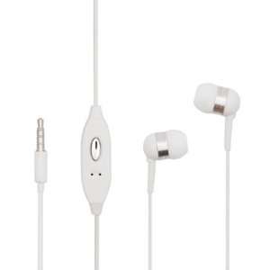   5mm Ear buds Headset White for Casio GzOne Commando C771/ Exilim C721