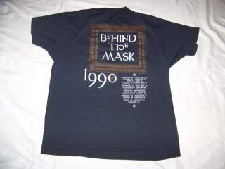 Fleetwood Mac 1990 Behind the Mask Concert Tour T Shirt  