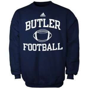  NCAA adidas Butler Bulldogs Navy Blue Collegiate Crew 