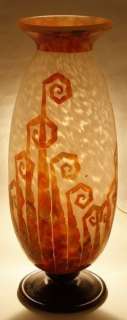 1920 Le Verre Francais Cameo Glass Verreries Schneider vase,Daum 