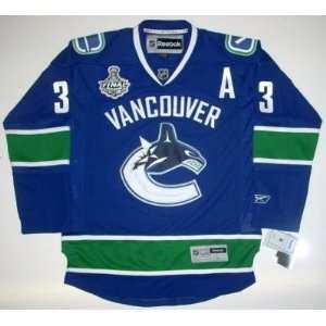  Kevin Bieksa Vancouver Canucks Stanley Cup Jersey 11   XX 
