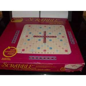  Vintage 1977 Deluxe Scrabble Turntable edition with 