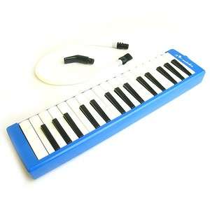 32 Key Blue Alto Soprano Melodica Mouth Wind Piano F C  