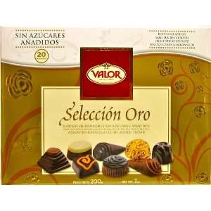 Valor No Sugar Added 7oz Assorted Chocolate Box, Seleccion Oro  