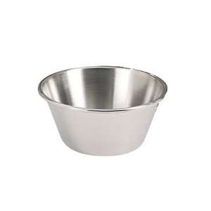  World Cuisine Stainless Steel Flat Bottomed Mixing Bowl, 4 