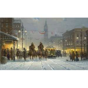  G. Harvey   Snowy Tracks Canvas Giclee
