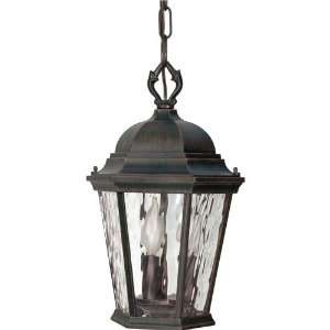 Nuvo 60/796 Fordham 3 Light Outdoor Pendants/Chandeliers in Old Penny 