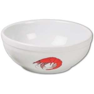  BIA Serving Bowl, 64 OZ. with Crab, Lobster, Shrimp Design 