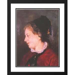   Framed and Double Matted Portrait of Madame Sisley