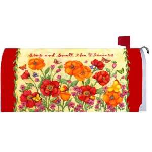  Stop and Smell the Flowers Mailbox Cover