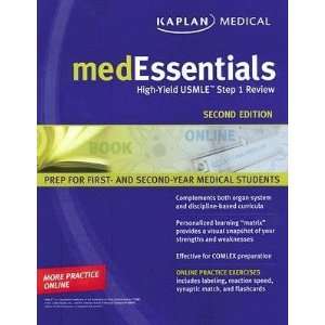    High Yield USMLE Step 1 Review [MEDESSENTIALS 2/E]  N/A  Books