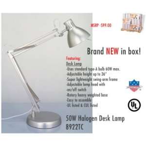    American Lighting 8922TC 50W Halogen Desk Lamp: Home Improvement