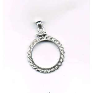  Cent Sterling Silver Rope Bezel (Penny Mounting 