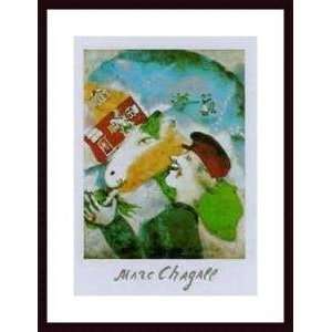   Framed Print   Rural Life   Artist Marc Chagall  Poster Size 28 X 20