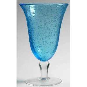  Artland Crystal Iris Turquoise Iced Tea, Crystal Tableware 