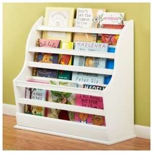  Kids Bookcases: Kids White Floor Book Bin: Home & Kitchen