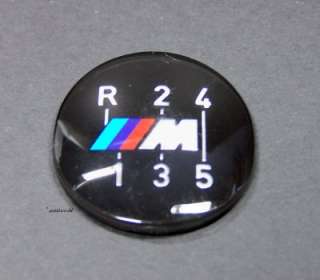 BMW M Emblem 5 G. Sport selbstklebend,Schaltknaufemblem  