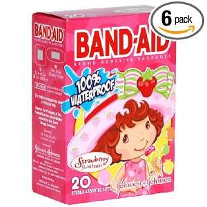  Band Aid Brand Adhesive Bandages, Strawberry Shortcake 