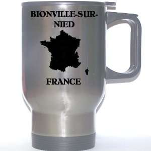  France   BIONVILLE SUR NIED Stainless Steel Mug 