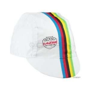  Lazer Cycling Caps White/World