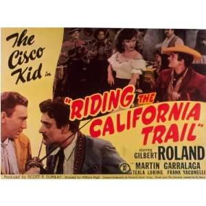  Riding the California Trail Movie Poster (11 x 14 Inches 