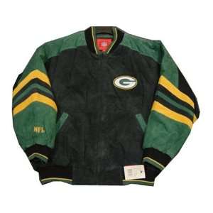  Green Bay Packers NFL G III Leather Suede Jacket #2 