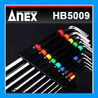 ANEX HB5009   Speed Handle Hex Wrench 9pcs Set