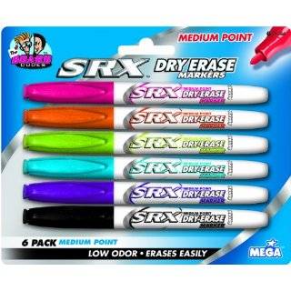 Board Dudes Fun Colors Dry Erase Markers, 6 Count (4464UA 12) by The 