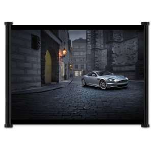 Aston Martin DBS Exotic Sports Car Fabric Wall Scroll Poster (21x16 