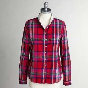  US Polo Assn. Womens Plaid Flannel Shirt , Size S 