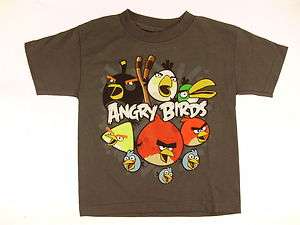 Angry Birds ☆ Officially Licensed tee ☆ Gray Slingshot t shirt 