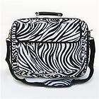 15.6/17 B Zebra Ladys Laptop Case Notebook Bag Purse New